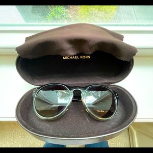 Michael Kors Christine Sunglasses- used with orig case and cloth-no scratches